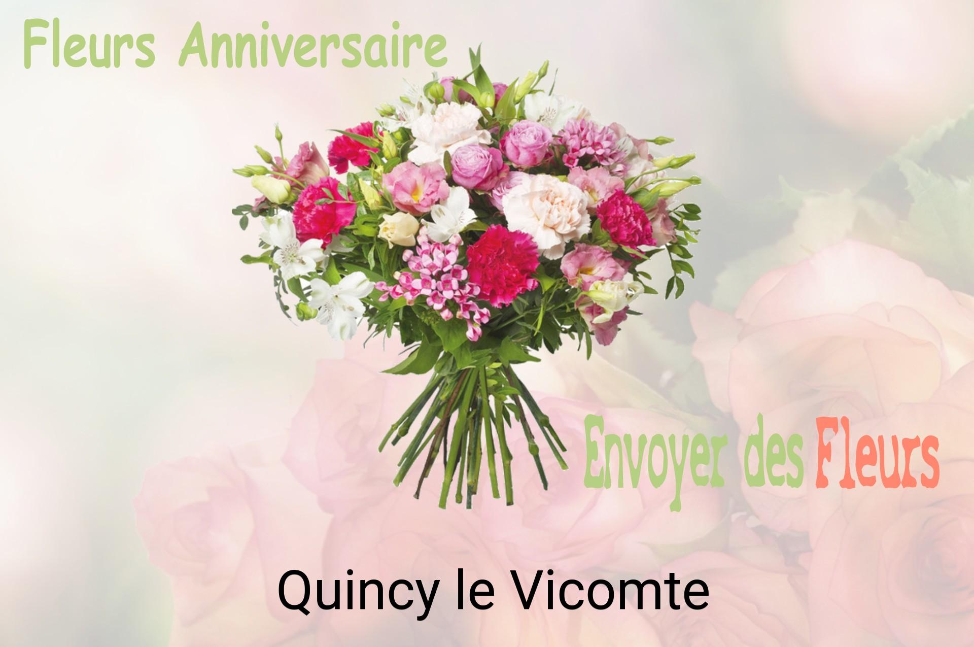 Bouquet de fleurs d’anniversaire livré à Quincy-le-Vicomte