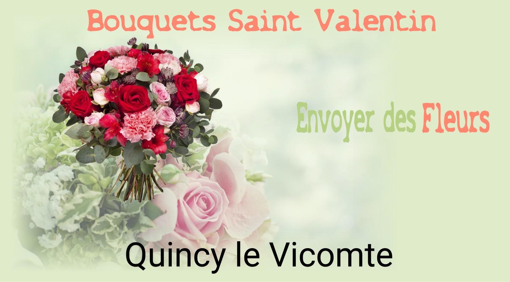 Roses de Saint-Valentin livrées à Quincy-le-Vicomte